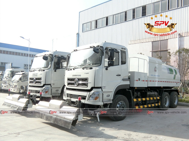 Left front view of Sewer Jetting Truck Dongfeng Kinland Left front view of Sewer Jetting Truck Dongfeng Kinland